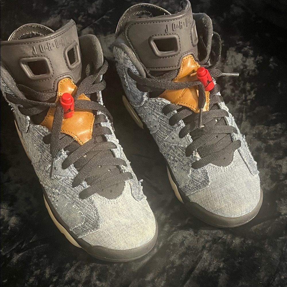 Jordan Black and Red Sneakers